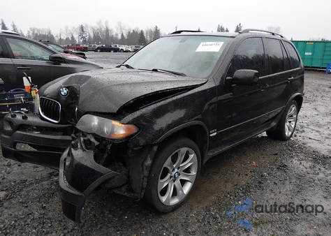 2005 BMW X5 4.8Is from USA, damaged, VIN 5UXFA93525LE82058
